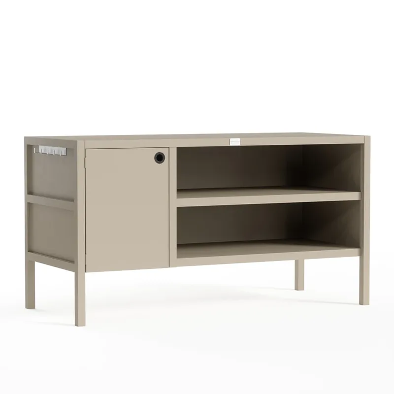 Double Layer Outdoor Kitchen Cabinet with a Door Double Layer Outdoor Kitchen Cabinet with a Door