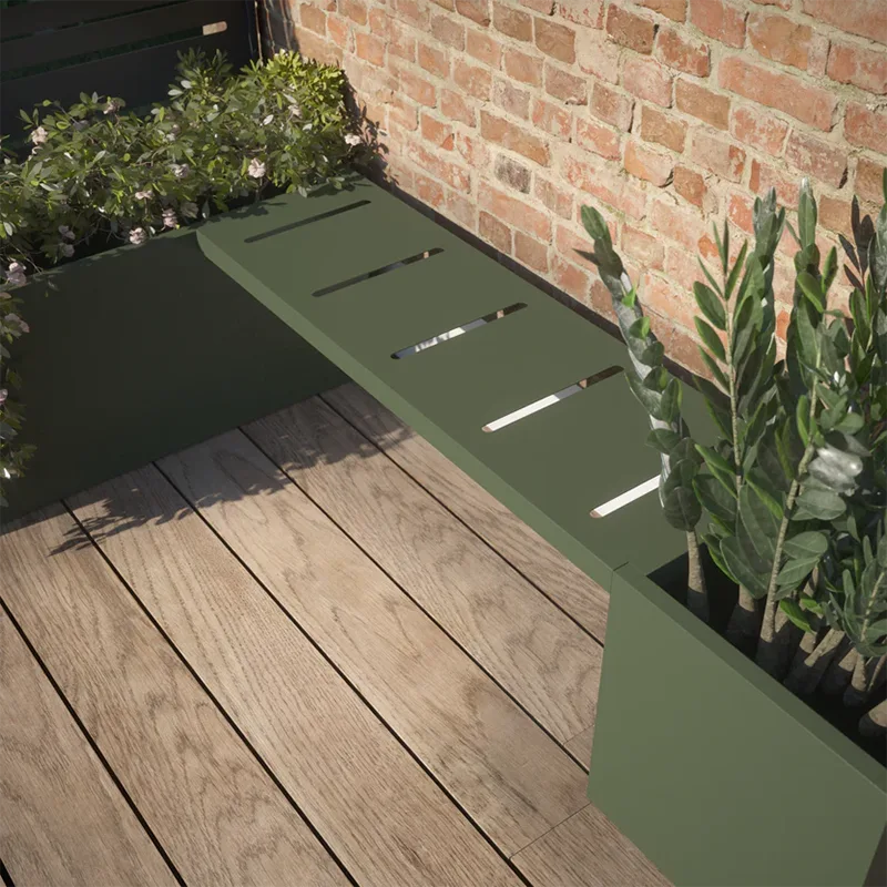 Lightweight Square Outdoor Planter